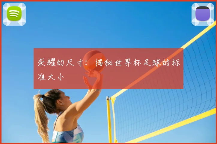 荣耀的尺寸：揭秘世界杯足球的标准大小